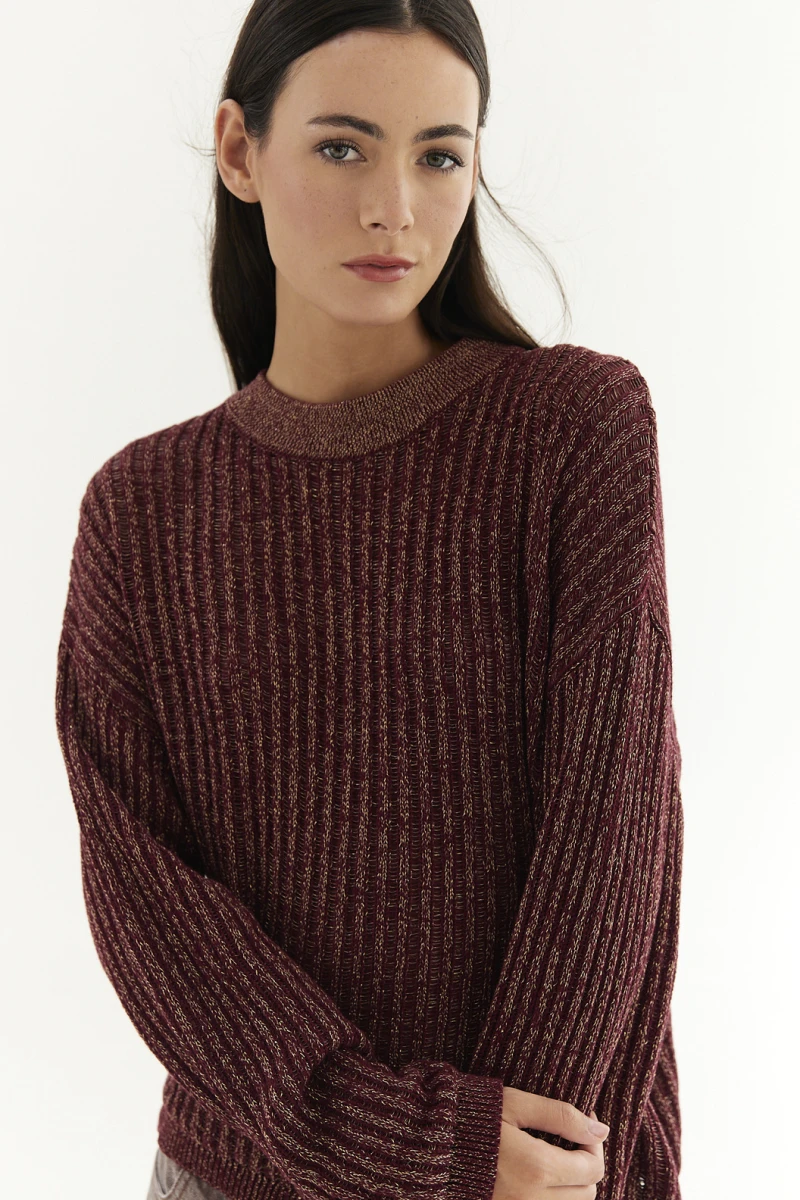 Sweater Steel Bordo