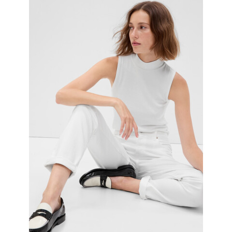 SL MOD MOCK NK FRESH WHITE