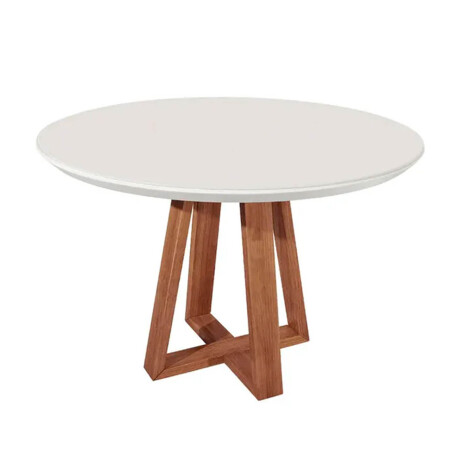 MESA DE COMEDOR MDF-Y-MADERA BLANCO BENNETT