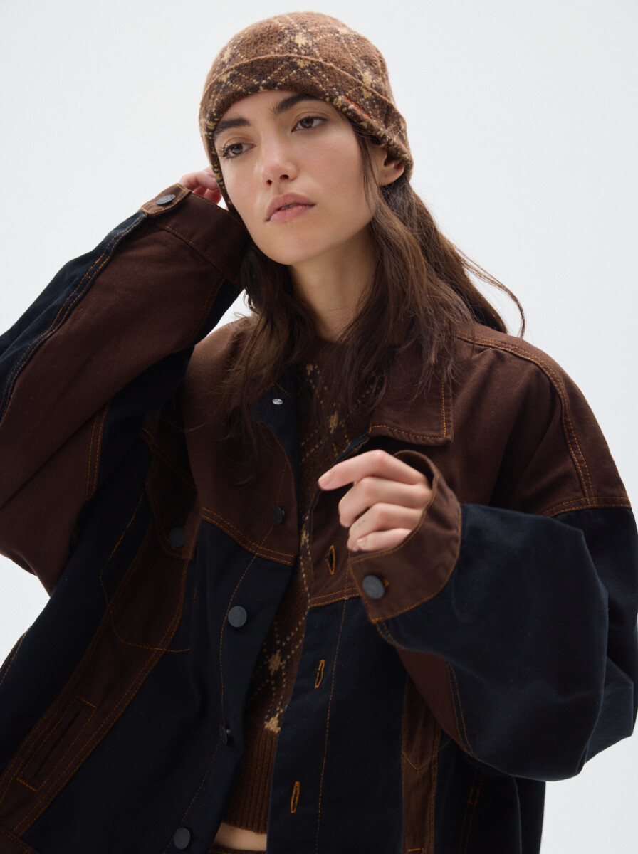 Beanie Statement - Brown 