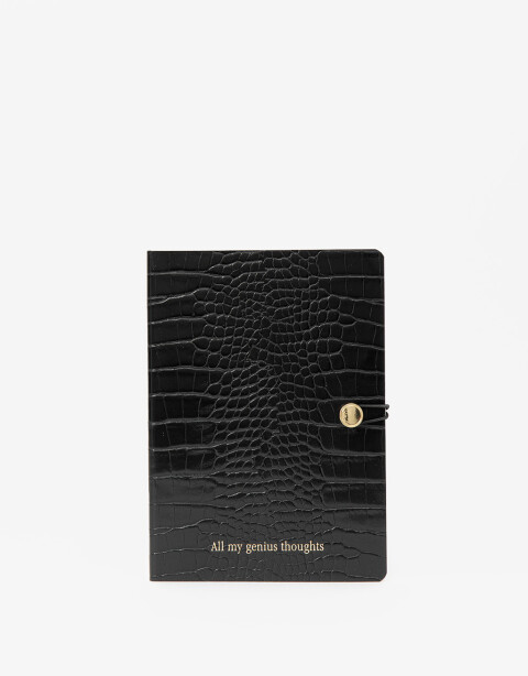Anotadores Cuadernos y Memos Cuaderno Cuaderno De Pu Negro - Negro