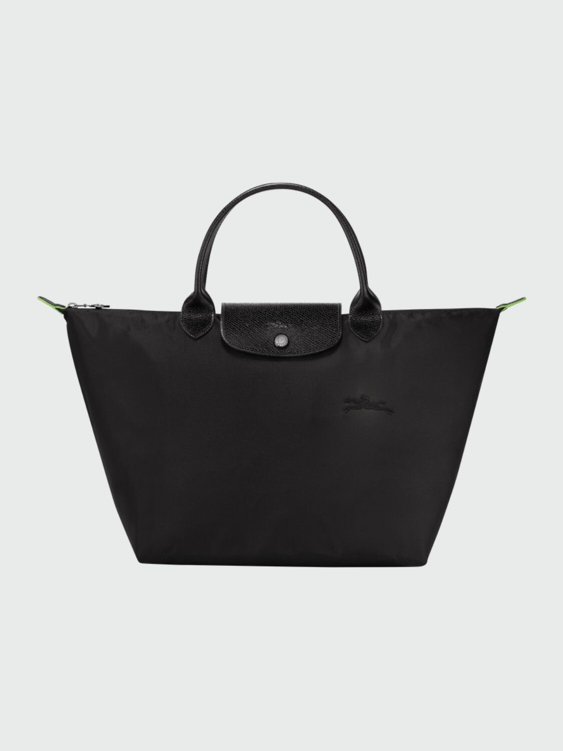 LONGCHAMP - Tote Bag Le Pliage Green M Negro