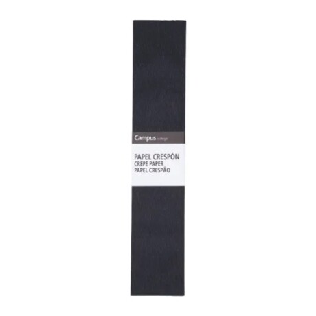Papel Crepe Campus Negro