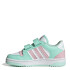Championes de Niños Adidas Break Start Blanco - Menta