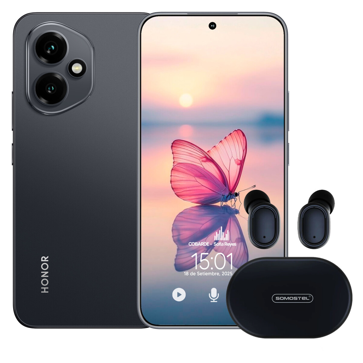 Honor 400 24gb(12+12) De Ram 256gb 5g + Regalo - NEGRO 