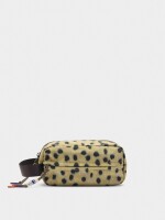 Estuche De Nylon Estampado Animal multicolor
