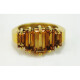 Anillo Oro 18K Y Topacios Anillo Oro 18K Y Topacios
