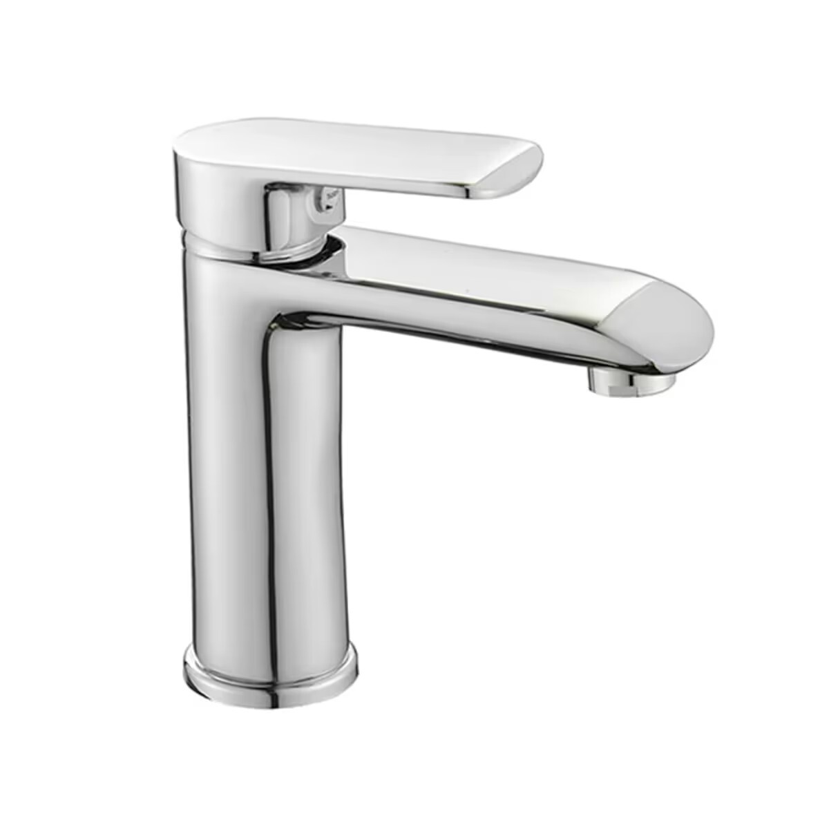 Grifería De Lavatorio Monocomando Bajo De Mesada Alassio Cromo 