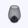 LAMPARA LED METAL NEGRO 14X19CM Unica