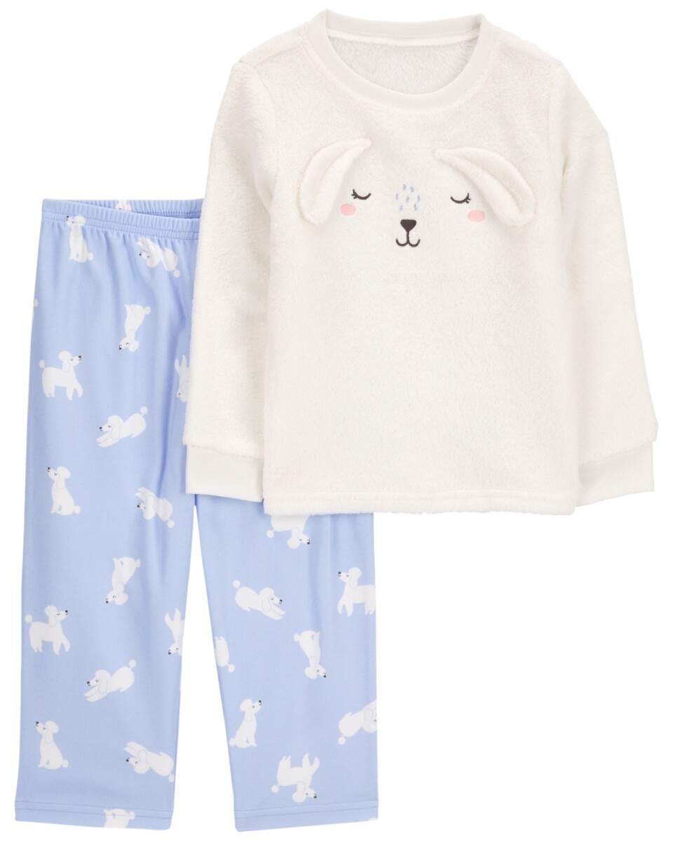 Pijama dos piezas de micropolar, diseño perros 