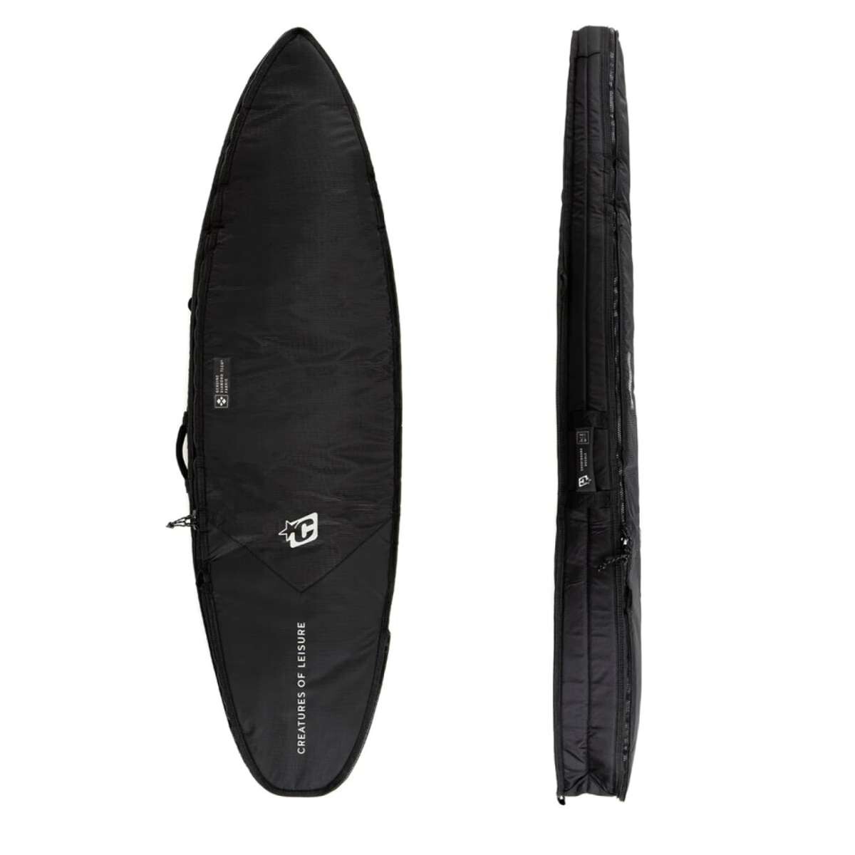 Funda Creatures Shortboard Double Dt2.0 6'7'' - Black Silver 