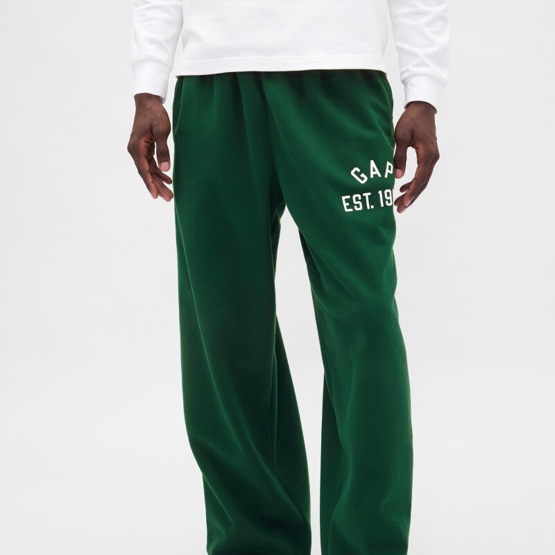 J - EST1969 LOGO BAGGY PANT EVERGREEN GLAMOUR