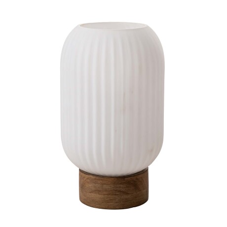 LAMPARA DE MESA CRISTAL BLANCO GCD6