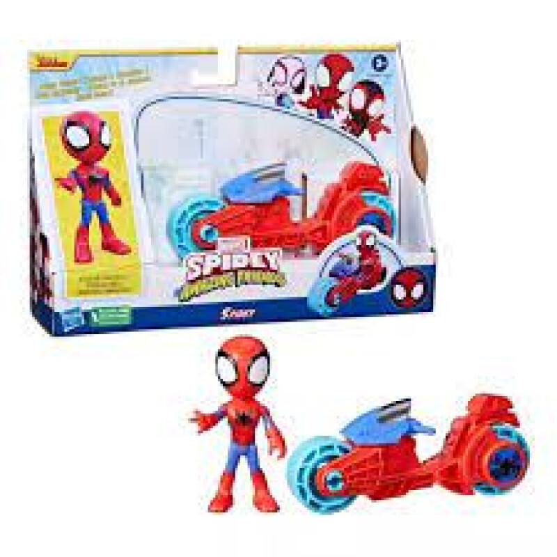 Spidey Y Sus Sorprendentes Amigos Spidey Con Motocicleta Spidey Y Sus Sorprendentes Amigos Spidey Con Motocicleta