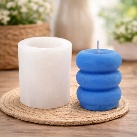 Molde de silicona para jabón y vela Molde de silicona para jabón y vela