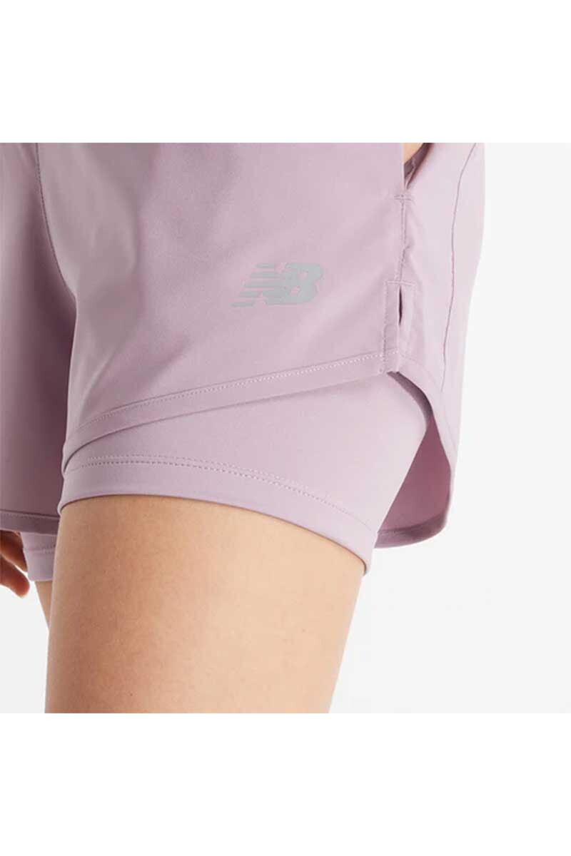SHORT MUJER NEW BALANCE SE 2IN1 SH 3IN Violeta