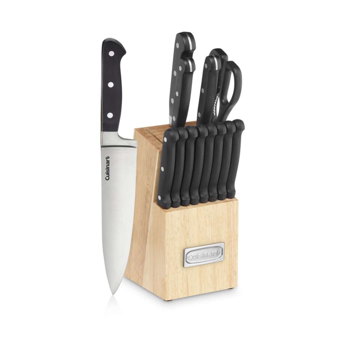 Juego De Cuchillos Advantage Con Bloque Triple Remache - 14 Piezas 