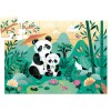 Puzzle Siluetas 42x30cm 24 Pcs 3+ Leo the Panda