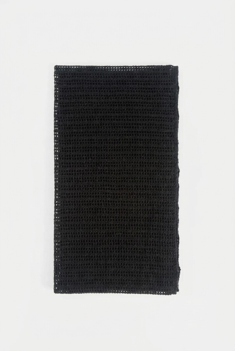 Pashmina tejida triangular - negro 