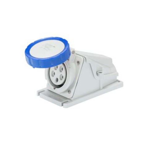 Tomacorriente ext. ind. IP67 3P+T 32A 9H 220V azul GG2512