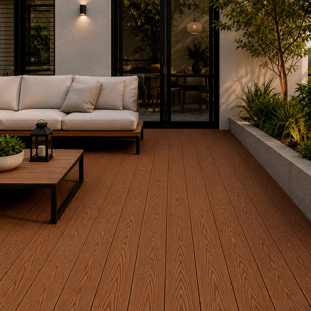 DECK WPC TEAK BASE RECTANGULAR HABITARE / 2900x146x23mm Deck Wpc Teak Base Rectangular Habitare / 2900x146x23mm