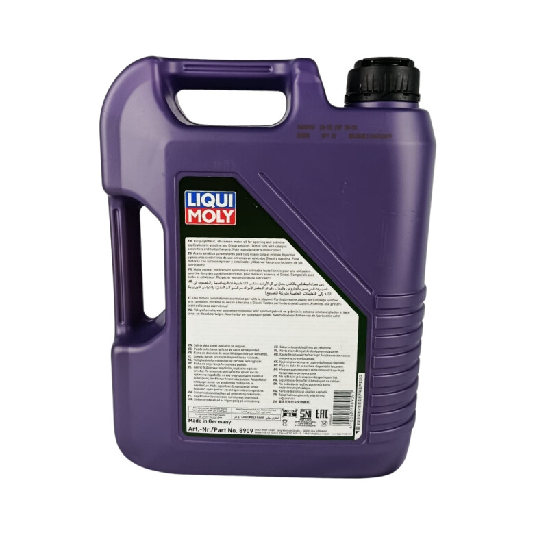 ACEITE 10W60 LIQUI MOLY RACE TECH GT1 5LT Aceite 10w60 Liqui Moly Race Tech Gt1 5lt