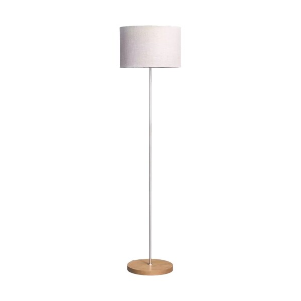 Lampara de Pie C/Pantalla Madera Castaño Lampara de Pie C/Pantalla Madera Castaño