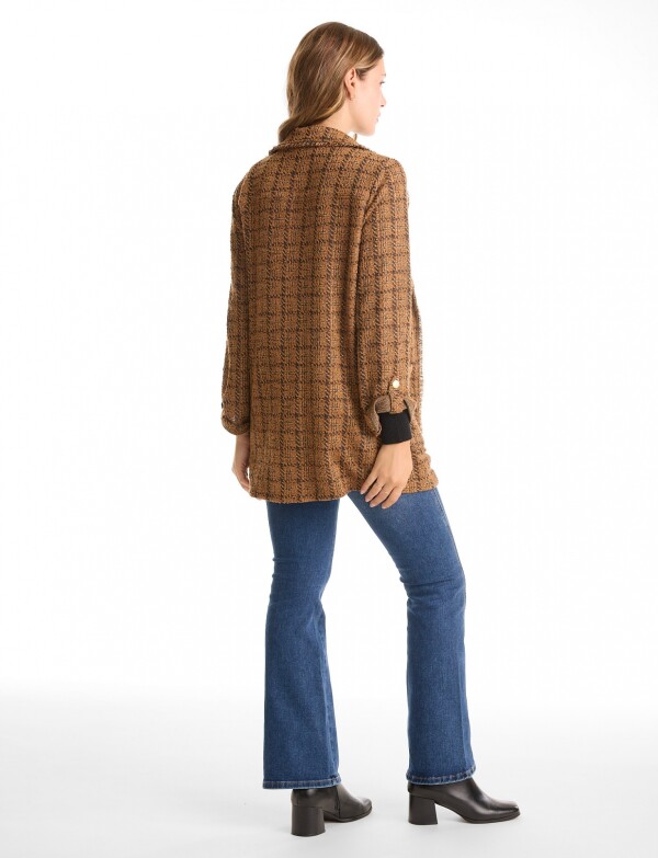 Chaqueta Tweed TOSTADO/MULTI