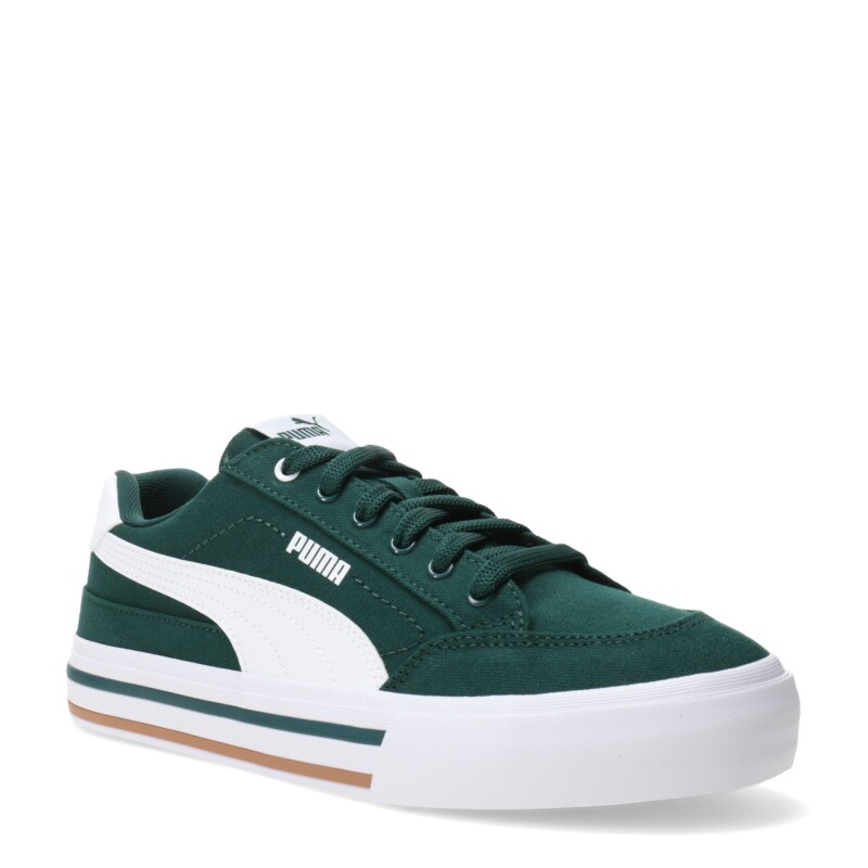 Championes de Hombre Puma Court Classic Vulc Verde - Blanco