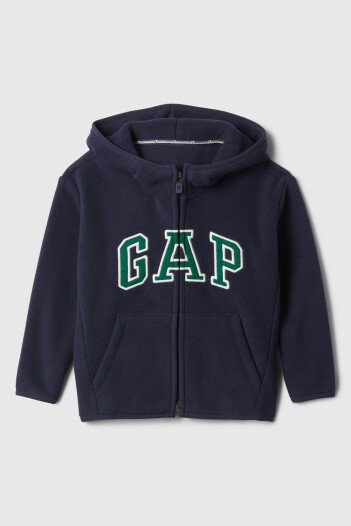 Canguro Polar Con Cierre Logo Gap Toddler Niño Navy Uniform