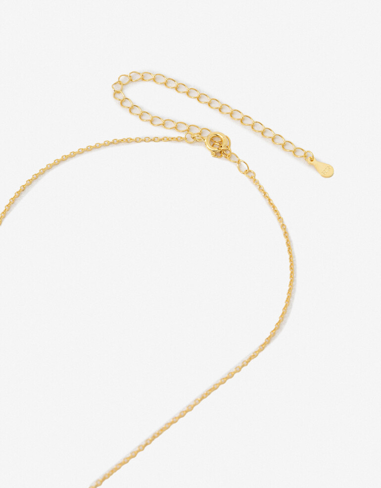 Bijouterie Set Exclusive Edition Set Aros Pasantes Y Cadena Plata 925 - Dorado
