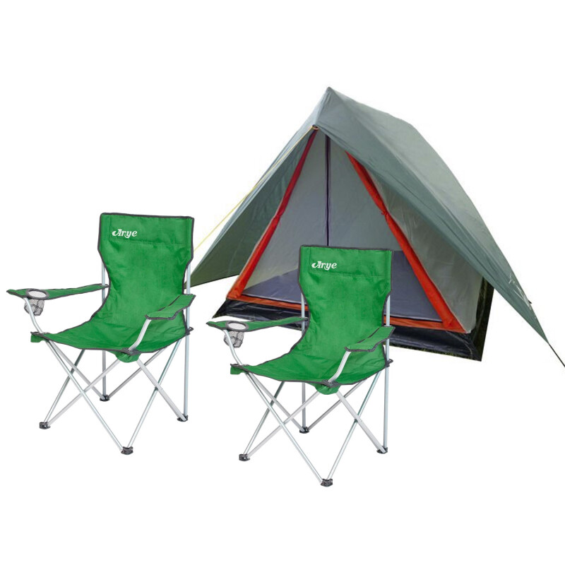 Combo Arye Carpa 425 para 5/6 Personas + 2 Sillas Capitán Combo Arye Carpa 425 para 5/6 Personas + 2 Sillas Capitán