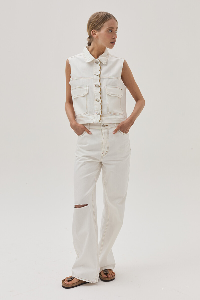 Chaleco Tana Blanco
