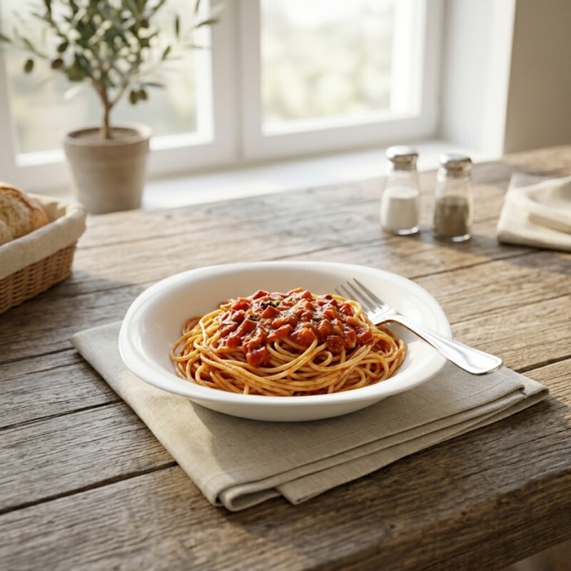 Plato hondo semi cuadrado BLANCO