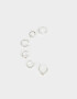 Bijou Cuff Set De Earcuffs - Plateado