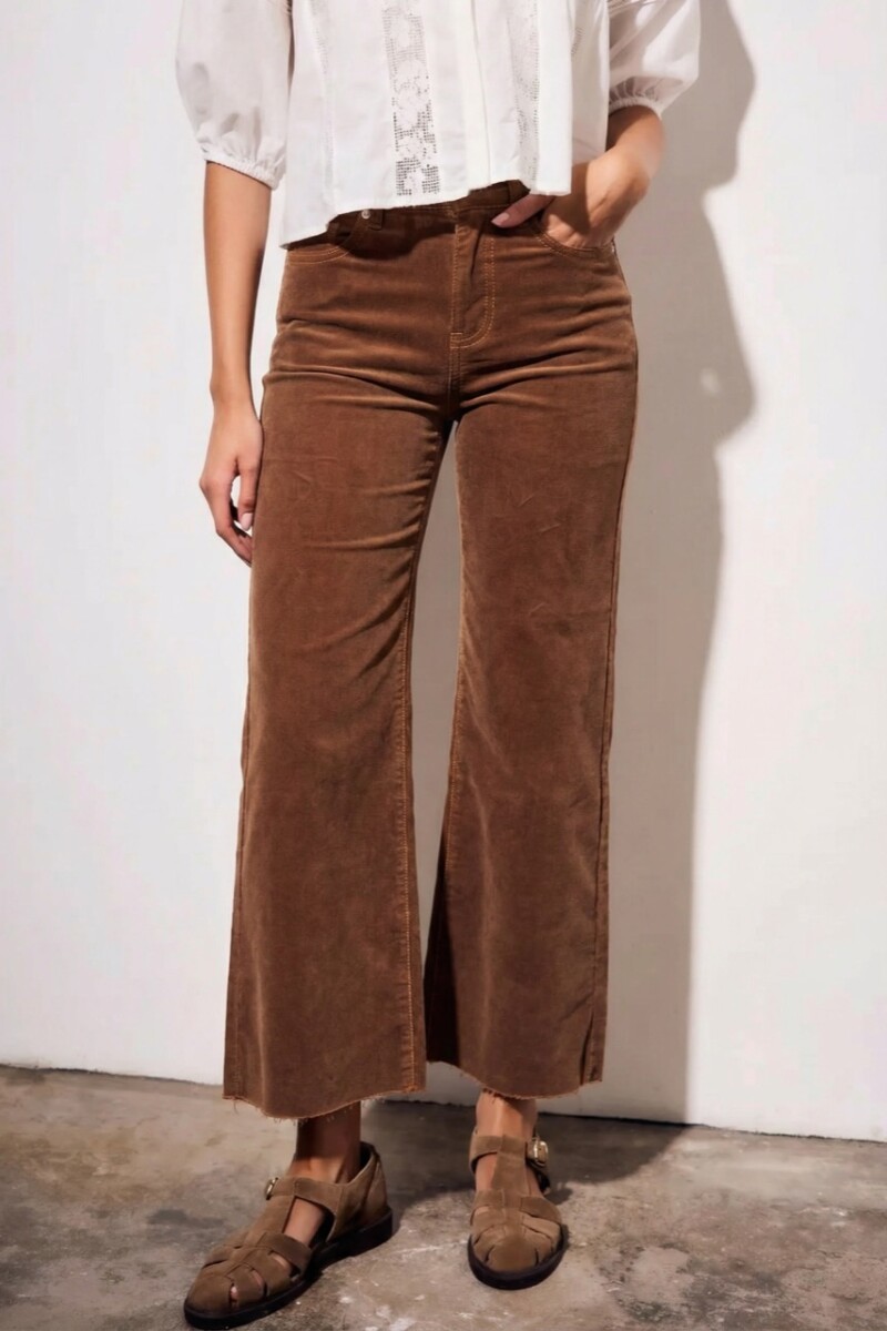 Jean Flared Wide Leg Chocolate