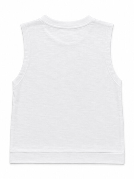 MUSCULOSA ITEMS BLANCO.