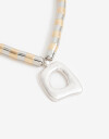 Collares Cortos Metal Collares Cortos Bicolor - Combinacion Bicolor
