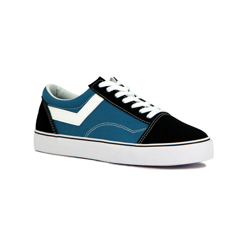 Pony Champion Old School Casual Lona-gamuza Azul-negro Azul-negro
