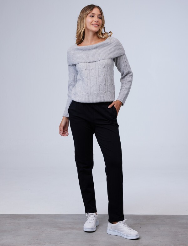 Pantalon Yoga Algodon NEGRO