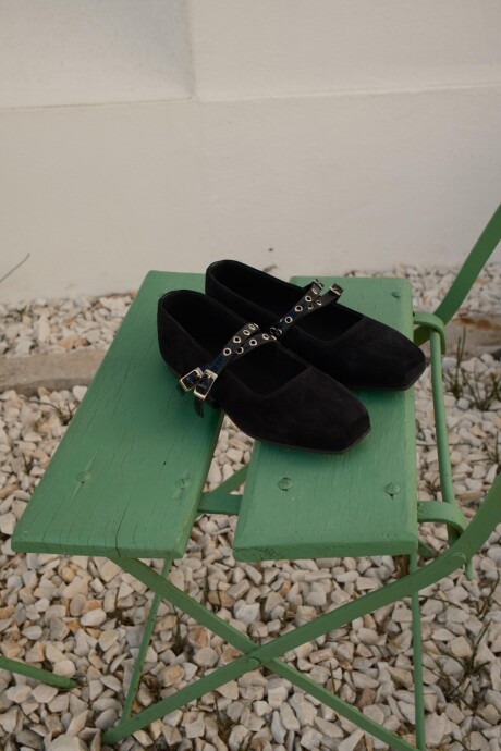 Ballerina Madrid Gamuza Negro Ballerina Madrid Gamuza Negro