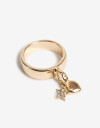 Anillos Chicos Day To Night Anillo Con Charms Day To Night - Dorado