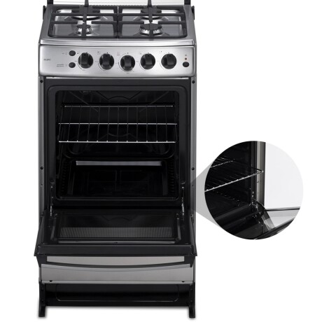 Cocina a Gas 4h 50cm con Grill a Eléctrico Indurama BILBAO Cocina a Gas 4h 50cm con Grill a Eléctrico Indurama BILBAO