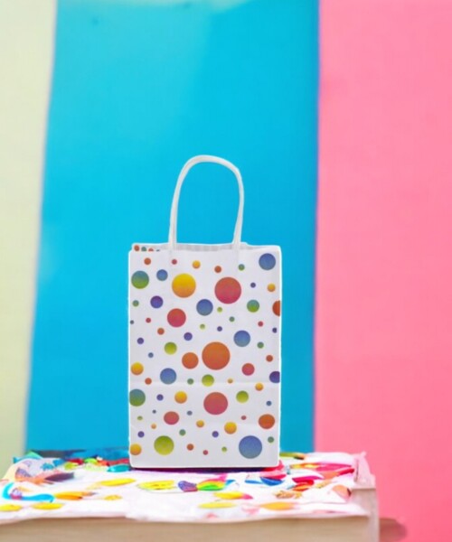 Bolsa fantasia luna 14x08x20 cm Color dots