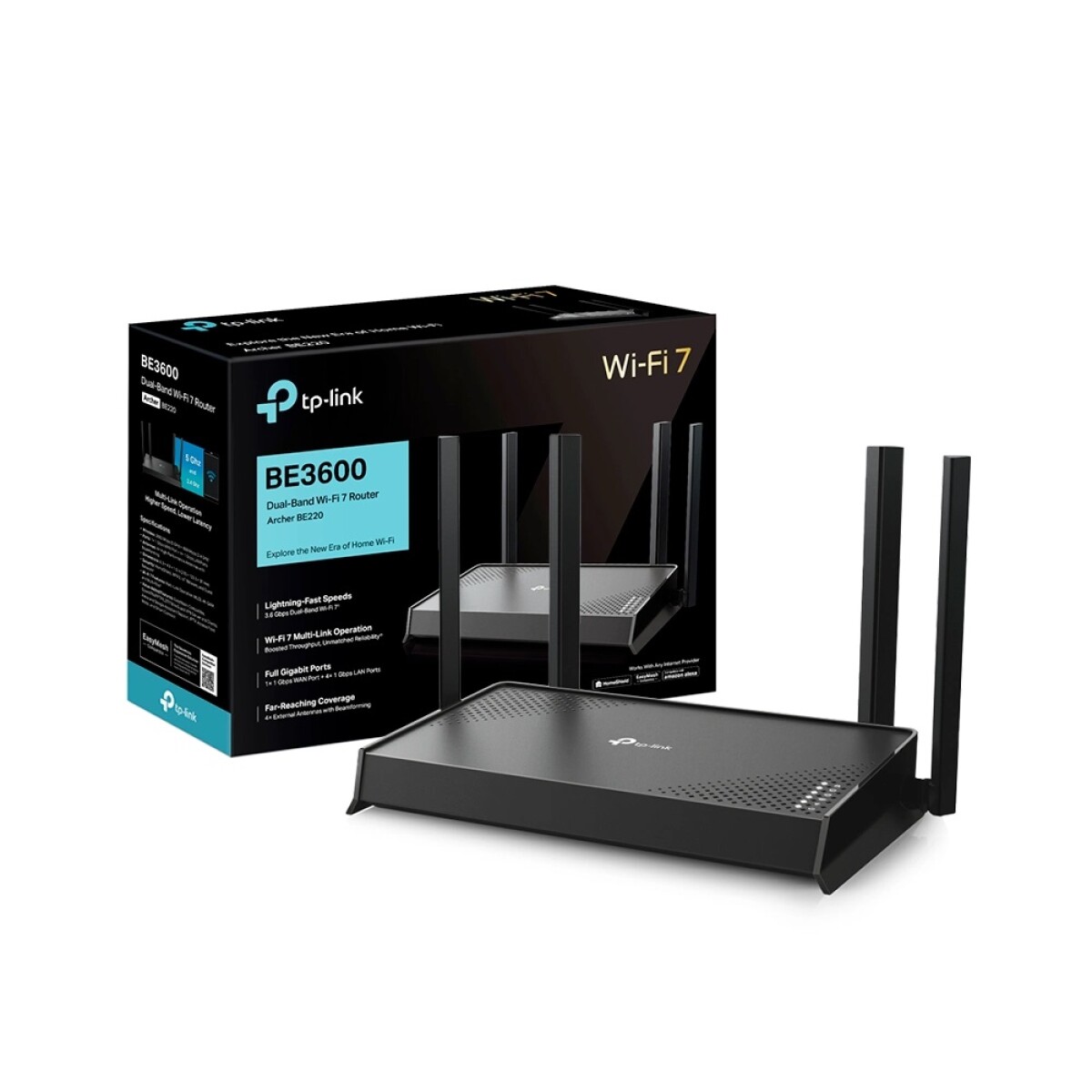 Router Inalámbrico TP-LINK Archer BE220 - BE3600, WiFi 7 