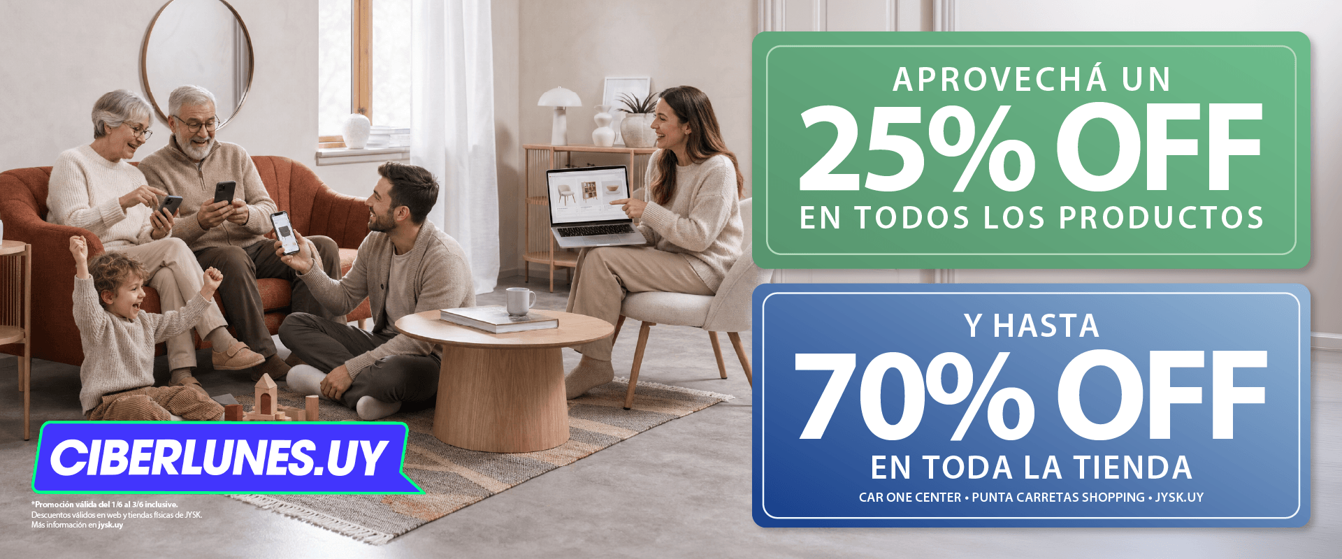 Ciberlunes - Hasta 70% OFF