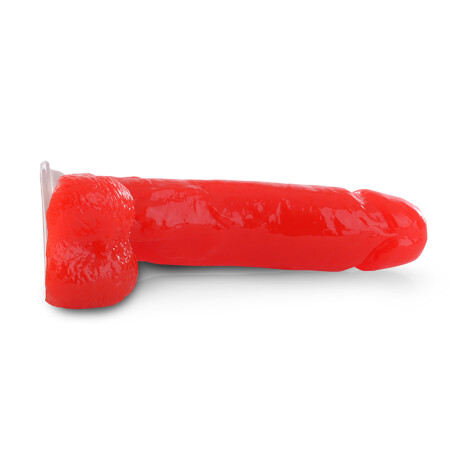 Consolador Realístico Cock Con Ventosa Rojo