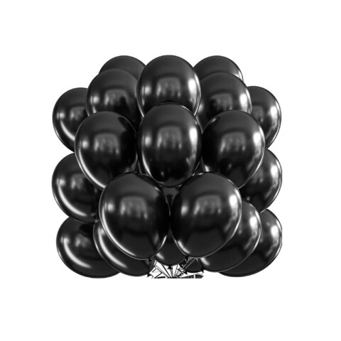 Globos Cromado Tamaño R12 X50 Negro