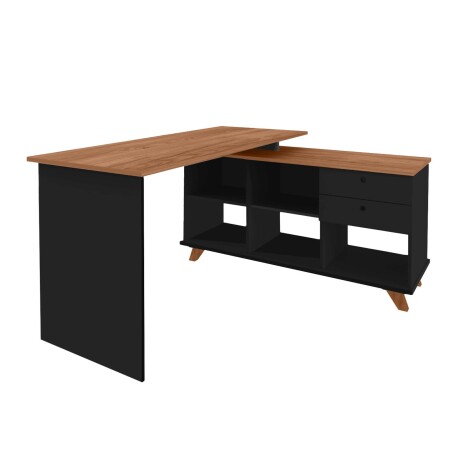 ESCRITORIO MDF-Y-MDP NEGRO GOLD