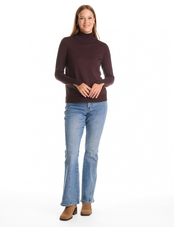 Polera Basica MARRON